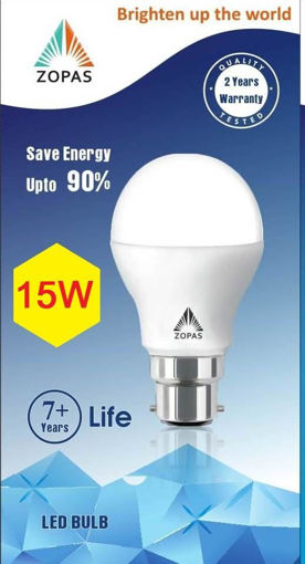 Picture of ZOPAS 15W LED Bulb with 1 years warranty