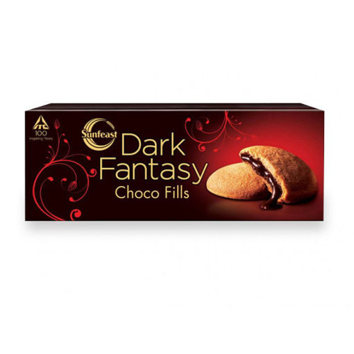 Picture of Sunfeast dark fantasy choco fills biscuits (75g)