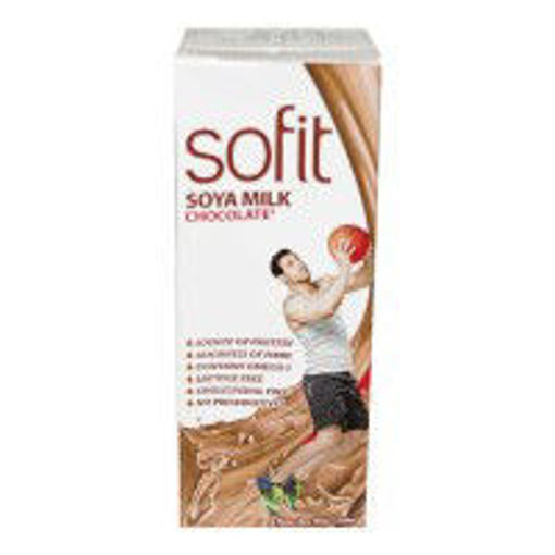 Picture of Sofit Soya Milk Chocolate Protein Drink 200 Ml Tetrapack