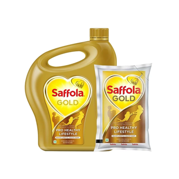 Picture of Saffola Gold Oil Pro Healthy Lifestyle Edible Oi (5L) + 1L free