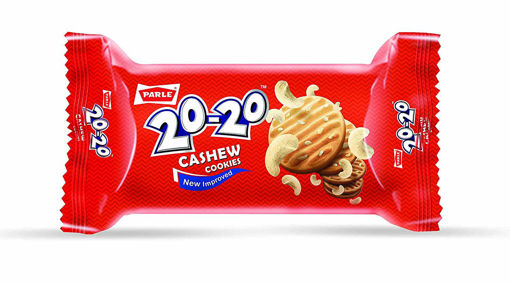 Picture of PARLE 20-20 CASHEW COOKIES Biscuits (Pack of 12×35g = 420g)