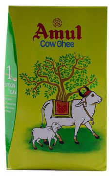 Picture of Amul Cow Ghee 1L (905g) Carton