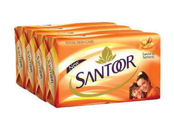 Picture of Santoor Soap 4X75g = 300g (Pack OF 4Pc)