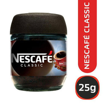 Picture of Nestle Dark Brown Nescafe Classic Coffee (25g) Glass Jar