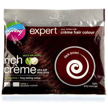 Picture of Godrej Expert Rich Crème Hair Colour - Dark Brown (20g+20ml)