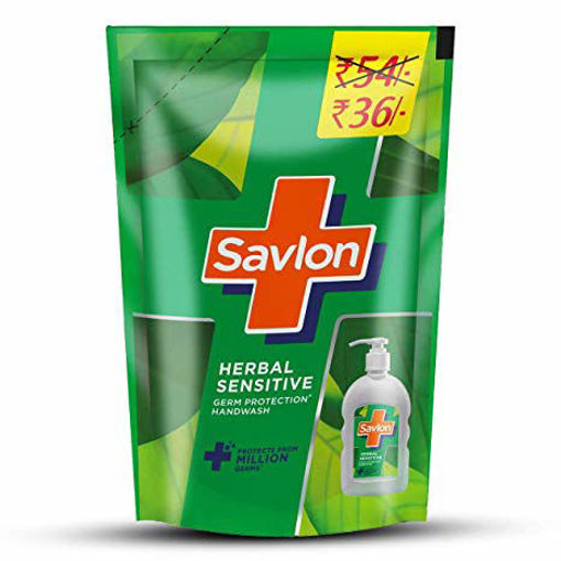 Picture of SAVLON HERBAL SENSITIVE Germ Protection HandWash (175ml)