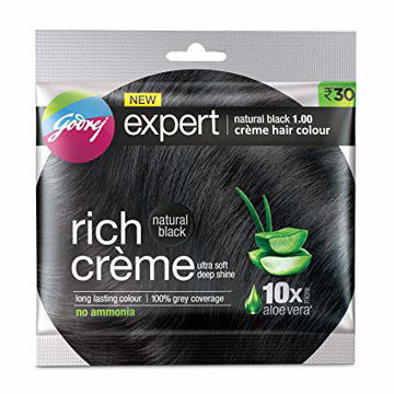 Picture of Godrej Expert Rich Crème Hair Colour - Natural Black (20g+20ml)