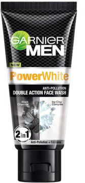 Picture of (50g) Garnier MEN Power White ANTI POLLUTION DOUBLE ACTION FACE WASH