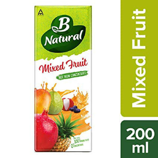 B Natural Mixed Fruit Juice & Fruit Drinks/ Cold Drink (200ml)-Pobara