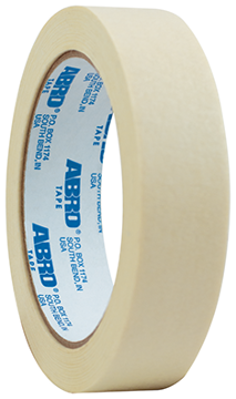 Picture of ABRO Single Sided Used For Laminates Holding , Glass Marking , Painting Works Dispenser Masking Tape 20mtr (Manual) (White) 1Pc