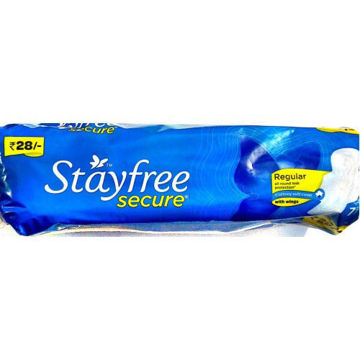 Picture of Stayfree Secure Regular With Wing - 7 pads