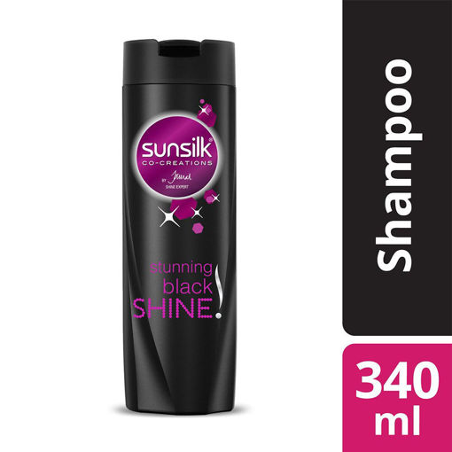 Picture of Sunsilk Shampoo - Stunning Black Shine ( 340ml) Bottle