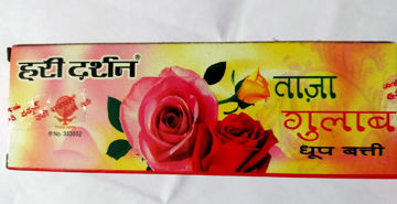 Picture of Poojan Hari Darshan FRESH Roses Dhoop Sticks Batti Packet