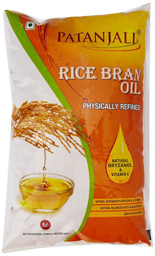 Picture of PATANJALI RICE BRAN OIL 910g (1L)