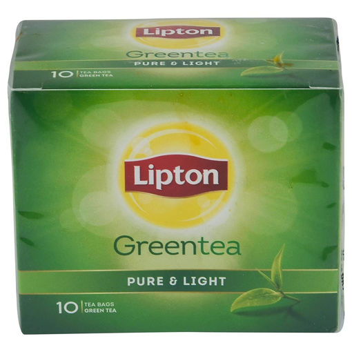 Picture of Lipton Pure & Light Green Tea Bags 10 Pieces