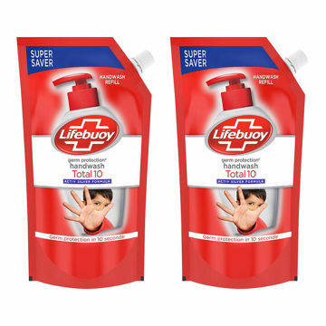 Picture of Lifebuoy Total 10 Active Silver Formula-Germ Protection Handwash Refill 750ml (Pack of 2)