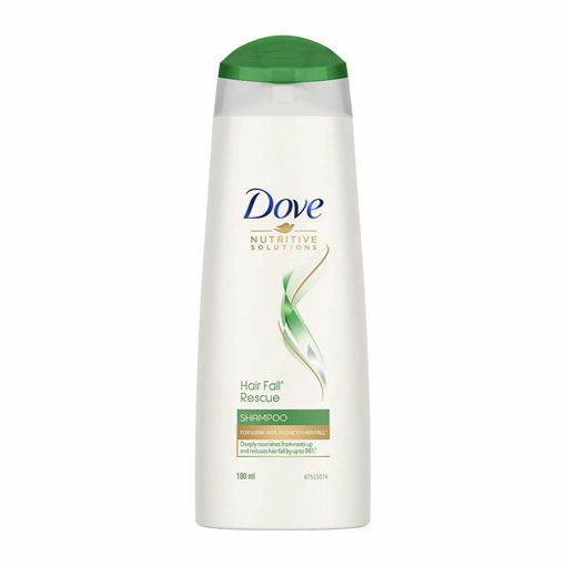 Picture of Dove Hair fall Rescue Shampoo (180ml) bottle