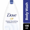 Picture of Dove Deeply Nourishing Body Wash (190 ml) with free loofah