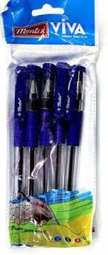 Picture of Montex Viva Glider Ball Pen - Blue (Pack Of 5)