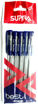 Picture of Supra Best Ball Pen - Blue (Pack Of 5)