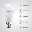 Picture of Syska SSK-EMB-09-01-B22 9-Watt Rechargeable Emergency Bulb COD (White) (6 Month Warranty)