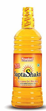 Picture of Pitambari Saptashakti Sesame Oil / Til  oil/ Tilli Oil Sesame Edible oil 456g (500ml)