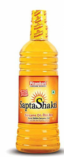 Picture of Pitambari Saptashakti Sesame Oil / Til  oil/ Tilli Oil Sesame Edible oil 456g (500ml)