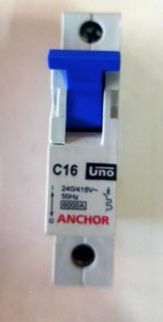 Picture of Anchor Single Pole mcb, C16KA