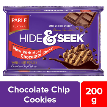 Picture of Parle hide & seek chocolate Chip Cookies/ Biscuits (200g) Packet