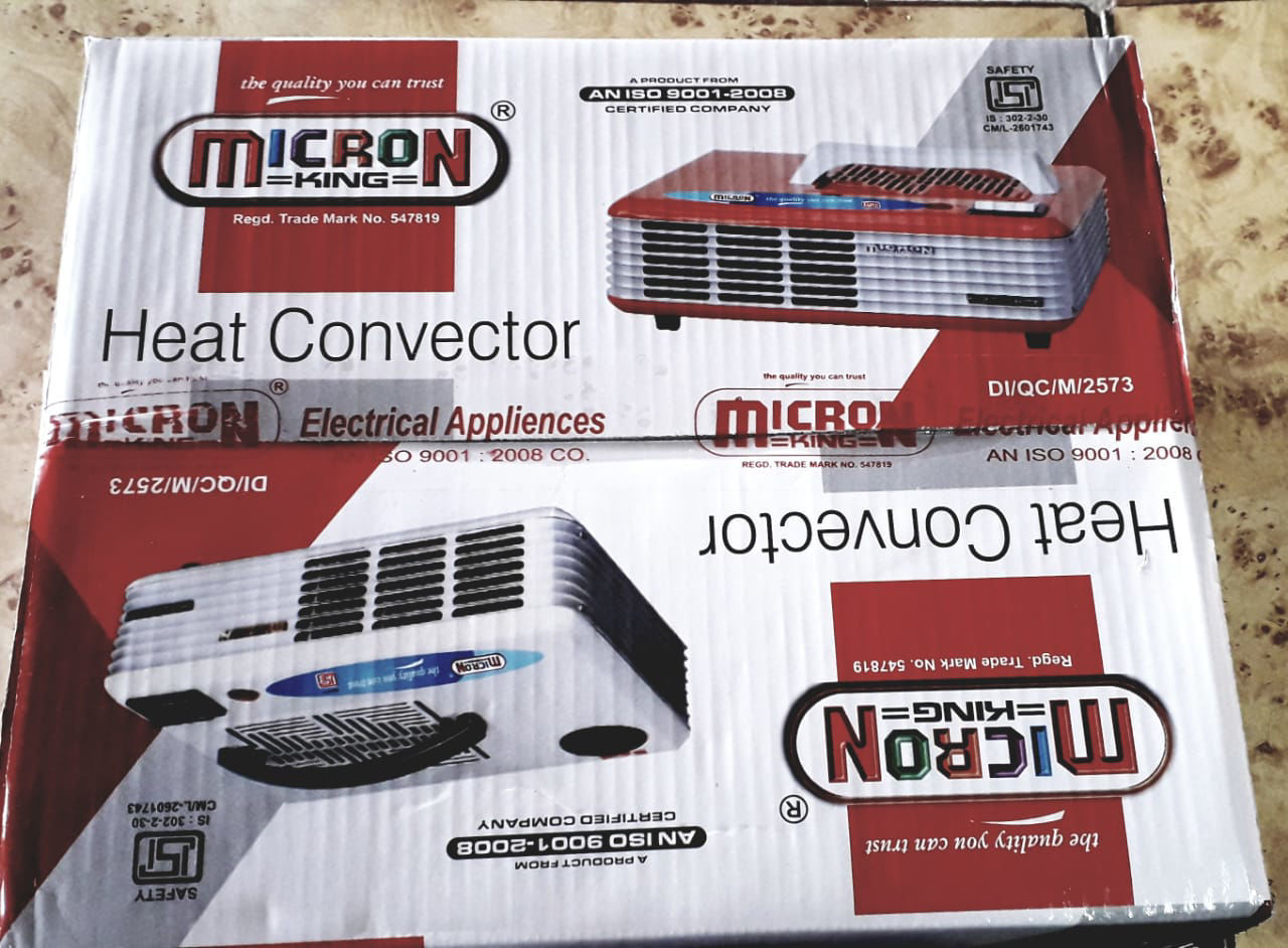 MICRON King Heat Converter Room Heater Delux Colour Grey (1 Year ...