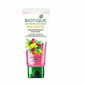 Picture of biotique bio white advanced fairness face wash 50 ml