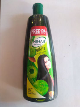 Picture of Nihar Naturals Shanti Badam Amla Hair Oil, 300ml + 100ml free = 400ml