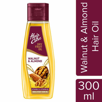 Picture of Hair & Care Dry Fruit Oil with Walnut and Almond 300 ml (Non-Sticky Hair Oil)