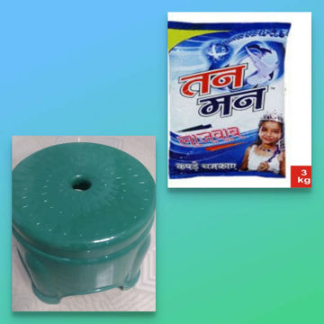 Picture of TanMan LAJAWAB Detergent Powder (3kg) With Free Stool