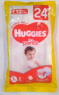 Picture of Huggies Dry Pants Size L (9-14kg) - 2 Pants