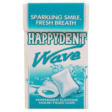 Picture of Happydent Wave Liquid Chewing Gum - Peppermint Flavour Liquid Filled Gum