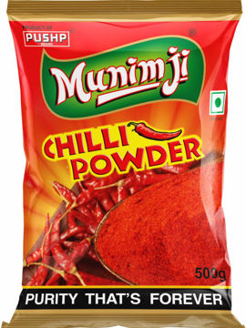 Picture of PUSHP Munimji red Chilli Powder Lal Mirch 500g