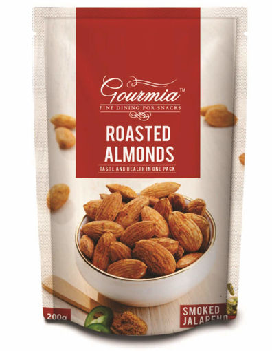 Picture of Gourmia Roasted Almonds Smoked Jalapeno, 200g