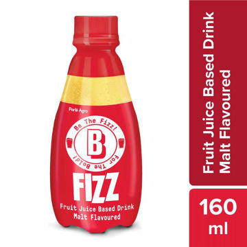 Picture of Parle Agro B Fizz fruit juice based drink malt Flavoured, 160 ml Bottle