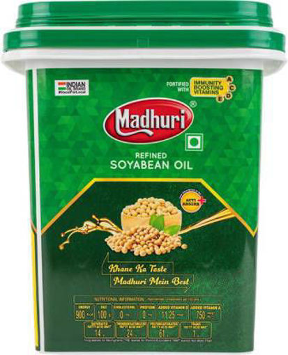 Picture of Madhuri Refined Soyabean Oil (5L) Balti