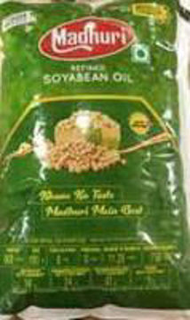 Picture of Madhuri Refined Soyabean Oil 905g (1L) Pouch